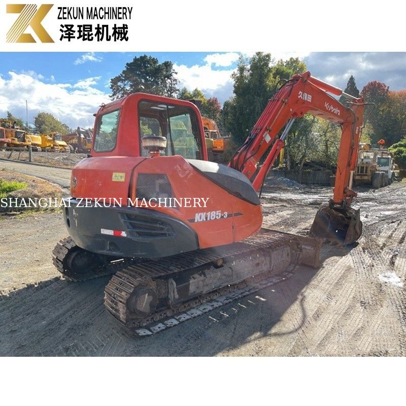 KX185 KX185-3 8 Ton Mini Excavator Kubota 185 Digunakan Mesin Excavator