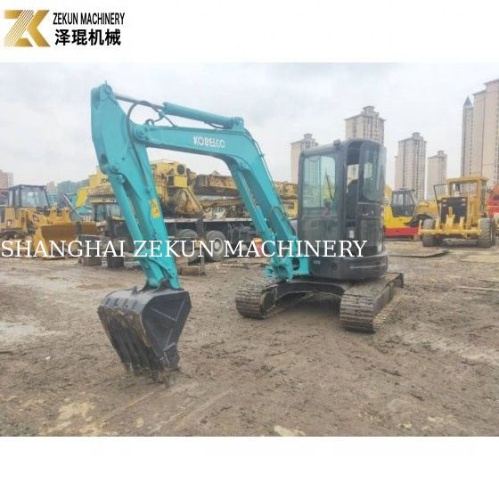 SK55 SK-55 Digunakan Kobelco Excavator 5.5T Dengan Mesin Mesin Asli