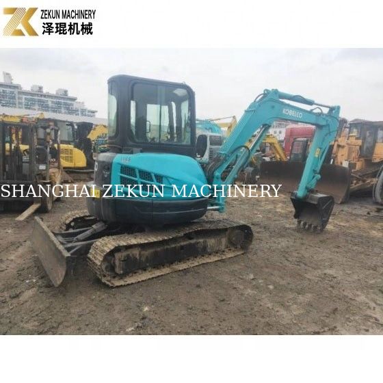 SK55 SK-55 Digunakan Kobelco Excavator 5.5T Dengan Mesin Mesin Asli