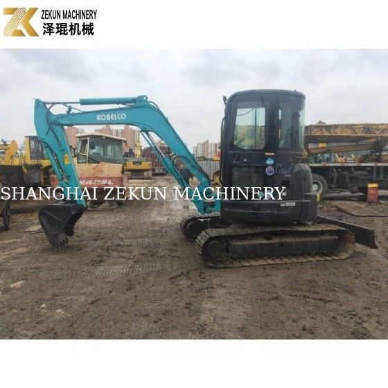 SK55 SK-55 Digunakan Kobelco Excavator 5.5T Dengan Mesin Mesin Asli