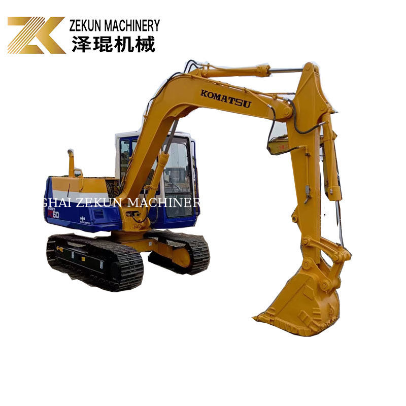 Jepang Komatsu PC60-6 Excavator dengan berat operasi rendah 6 ton dan kondisi yang baik