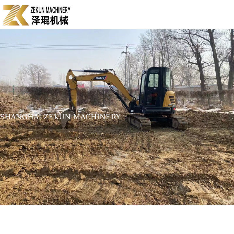 SANY SY55U 5.5T mini excavator bekas dengan pompa hidrolik lainnya dalam kondisi baik