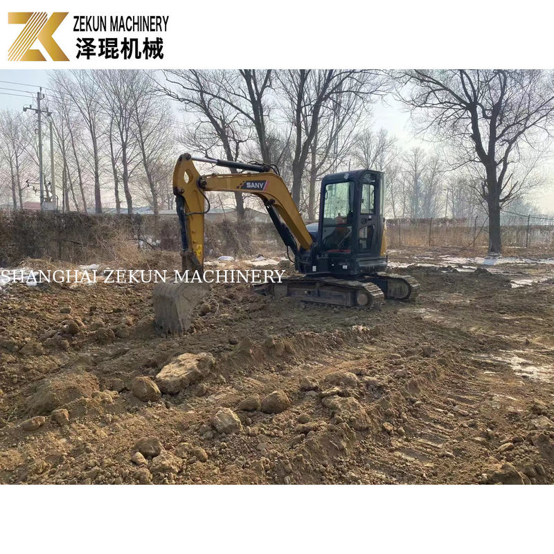 SANY SY55U 5.5T mini excavator bekas dengan pompa hidrolik lainnya dalam kondisi baik