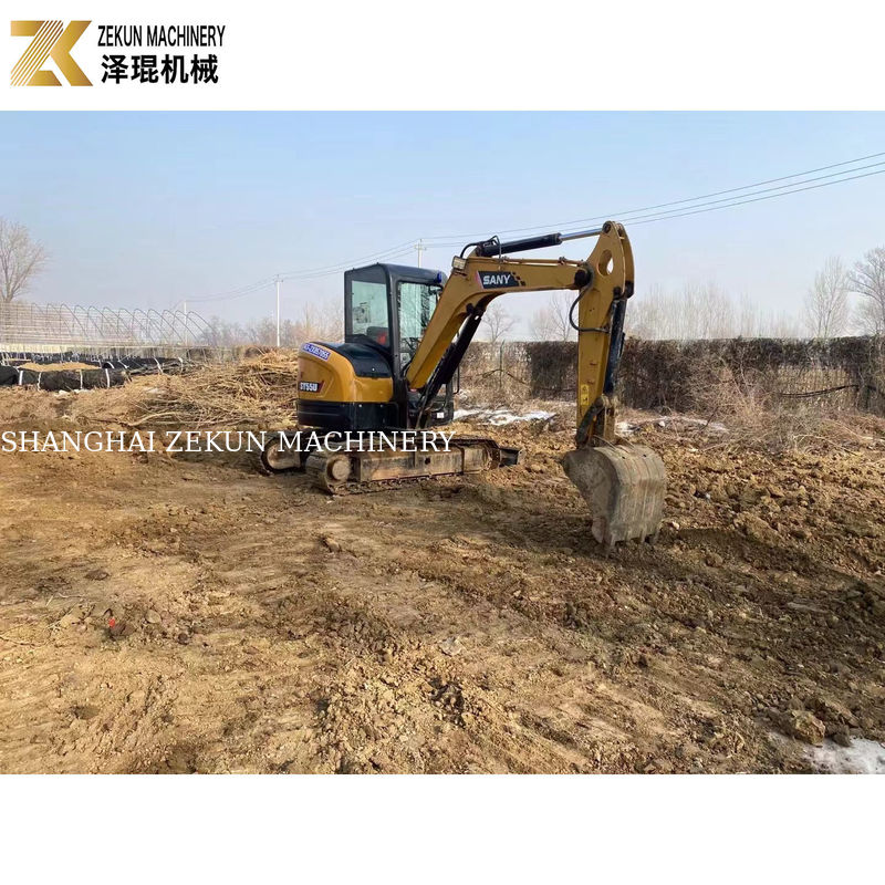 SANY SY55U 5.5T mini excavator bekas dengan pompa hidrolik lainnya dalam kondisi baik