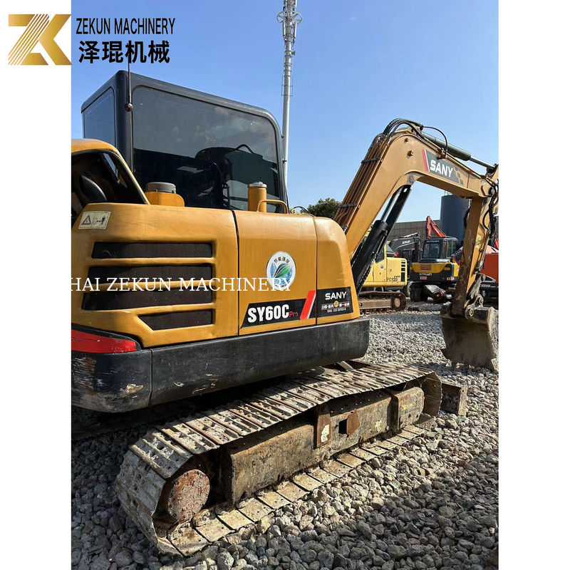 SANY SY60C Pro 6 Ton Digger Crawler Digger 36KW Daya Digger Tangan Kedua