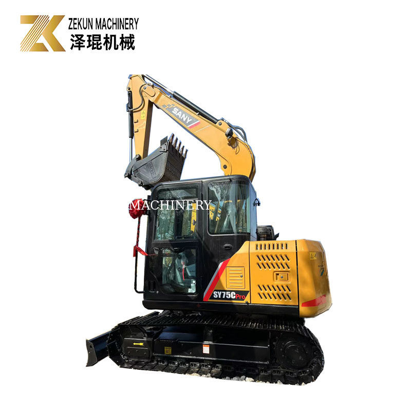 Sany SY75C Pro 7.5 Ton Mini Crawler Digger Dengan Mesin ISUZU