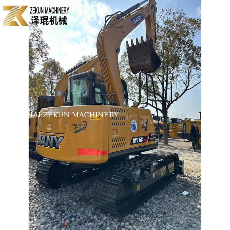 Sany SY75C Pro 7.5 Ton Mini Crawler Digger Dengan Mesin ISUZU