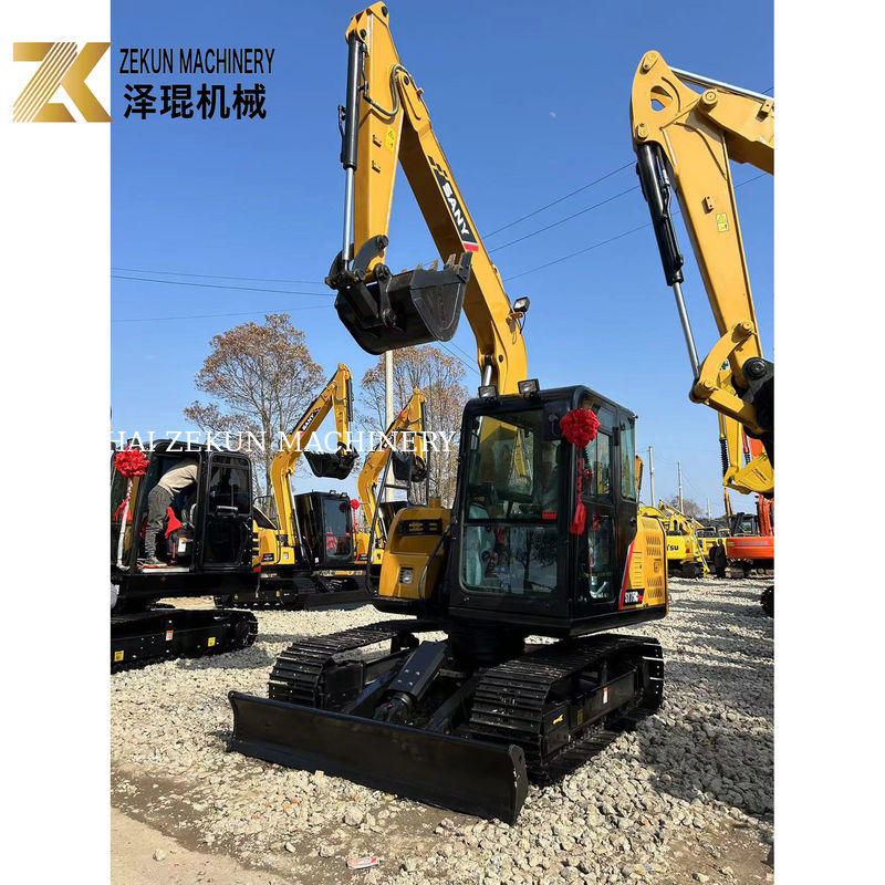 Sany SY75C Pro 7.5 Ton Mini Crawler Digger Dengan Mesin ISUZU