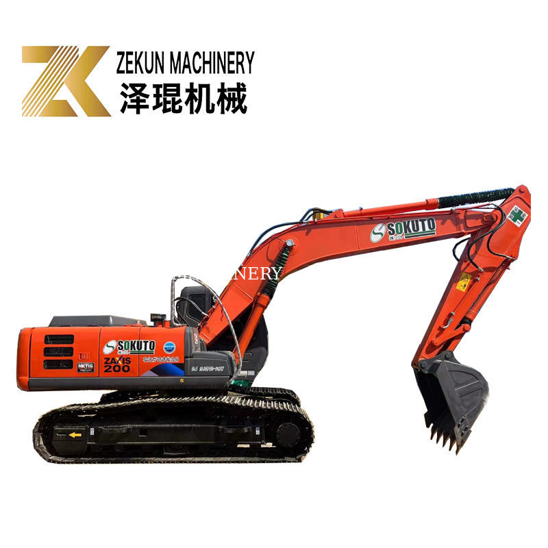 20 ton bekas tangan kedua HITACHI ZX 200-3G Crawler Excavator Digger Kondisi baik