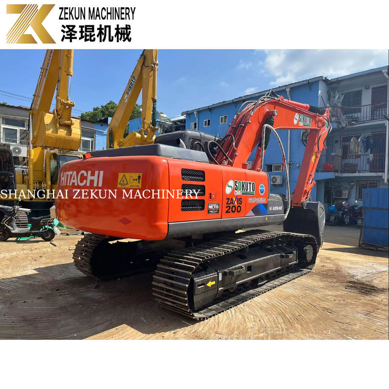 20 ton bekas tangan kedua HITACHI ZX 200-3G Crawler Excavator Digger Kondisi baik