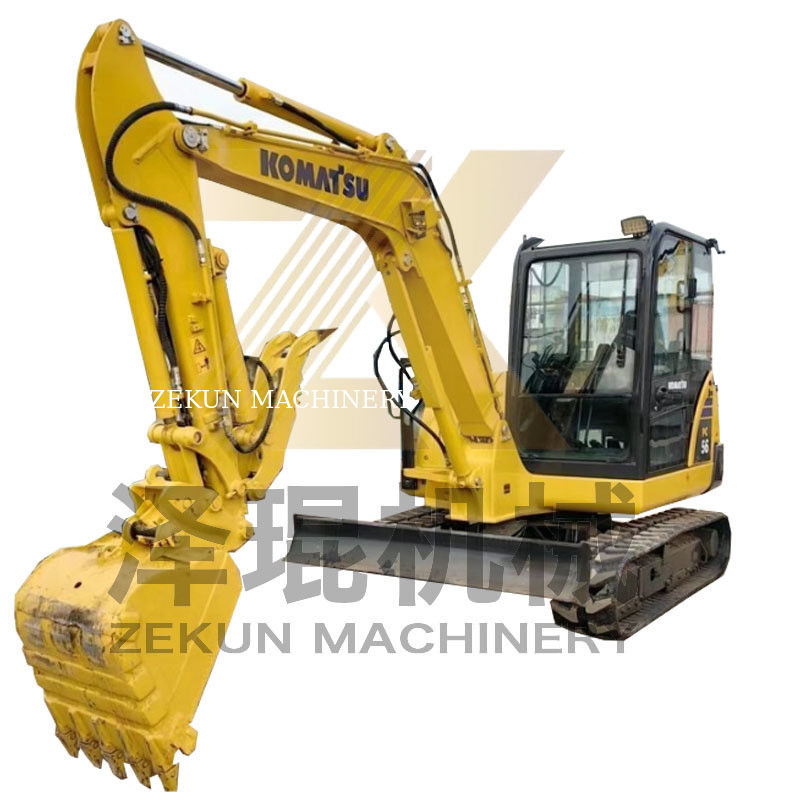 Komatsu PC56 Excavator bekas dengan kapasitas 0.2m3 Bucket dan 0-2000 jam kerja