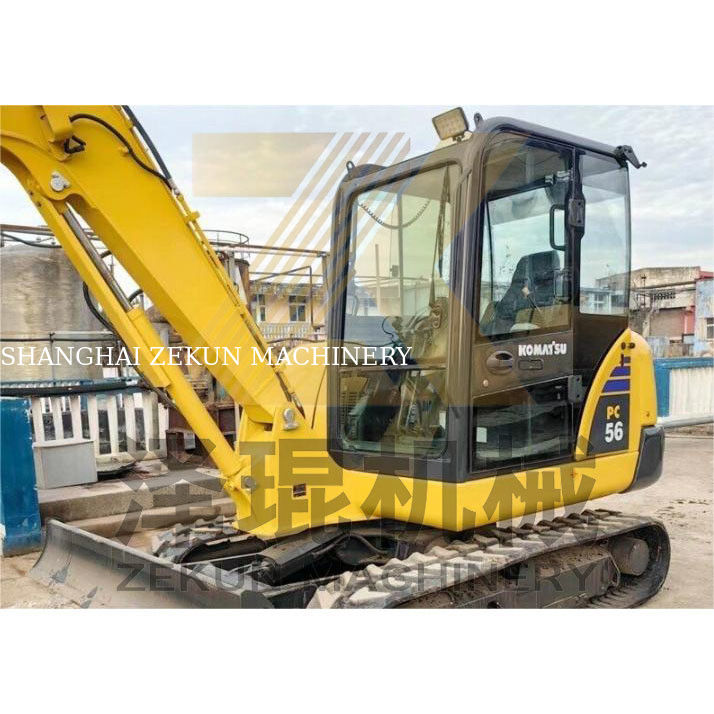 Komatsu PC56 Excavator bekas dengan kapasitas 0.2m3 Bucket dan 0-2000 jam kerja