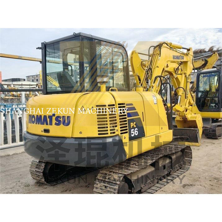 Komatsu PC56 Excavator bekas dengan kapasitas 0.2m3 Bucket dan 0-2000 jam kerja