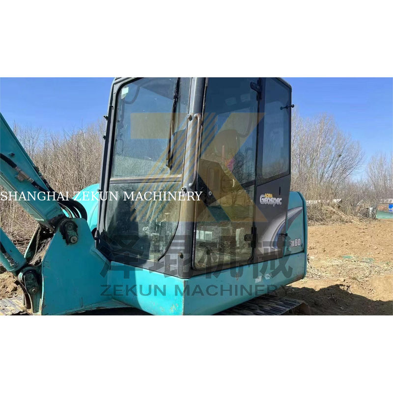 6 Ton Digunakan Kobelco SK60-3/5/8/10 Mini Excavator dengan mesin Yanmar dalam kondisi baik