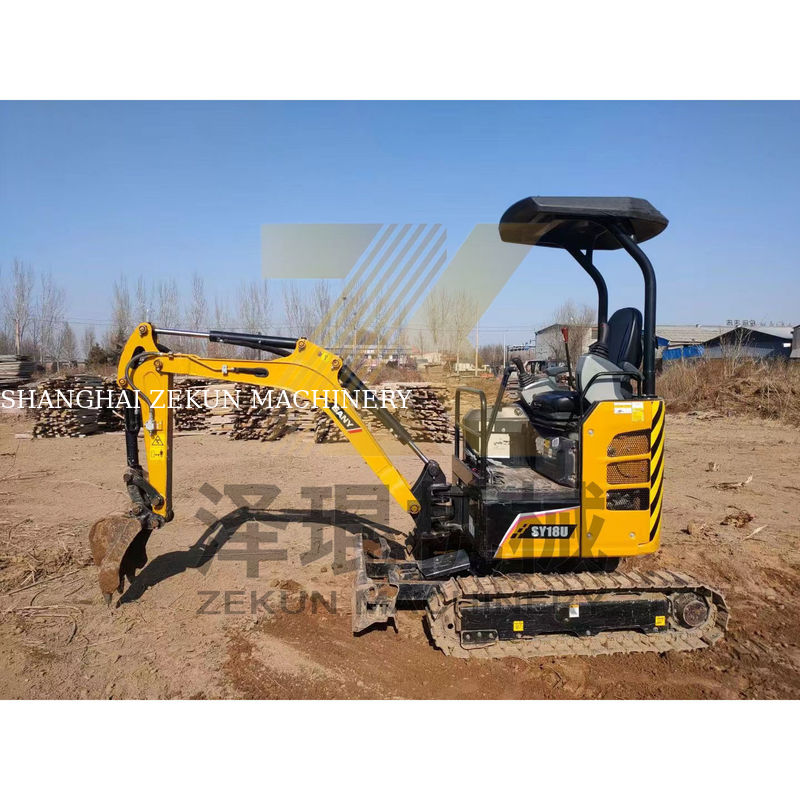 Kondisi yang baik SANY SY18 1,8 Ton Mini Excavator dengan Silinder Hidraulik Lainnya