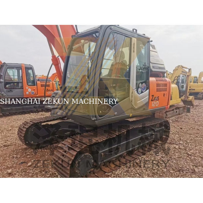 Digunakan Hitachi ZX120-3 Crawler Excavator dengan Original Hydraulic Pump dan 93 KW