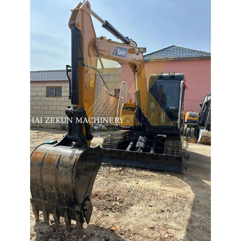 Second Hand Sany 75 C Pro Excavator dengan Original Hydraulic Cylinder dan Mesin ISUZU
