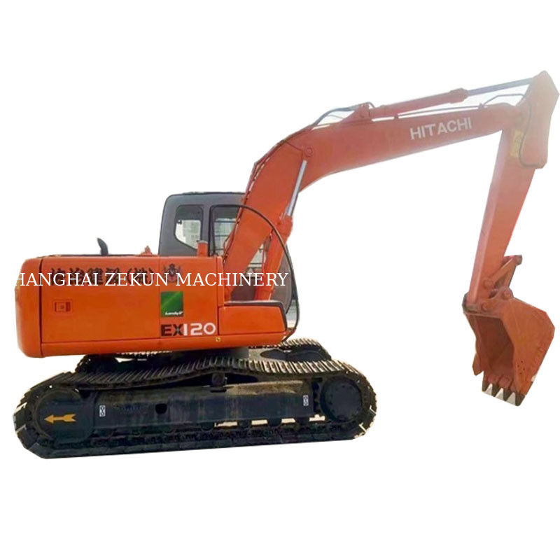 Hitachi ZX120-5 ZX120-6 Mini Digger Excavator dengan 7420 Jam Kerja