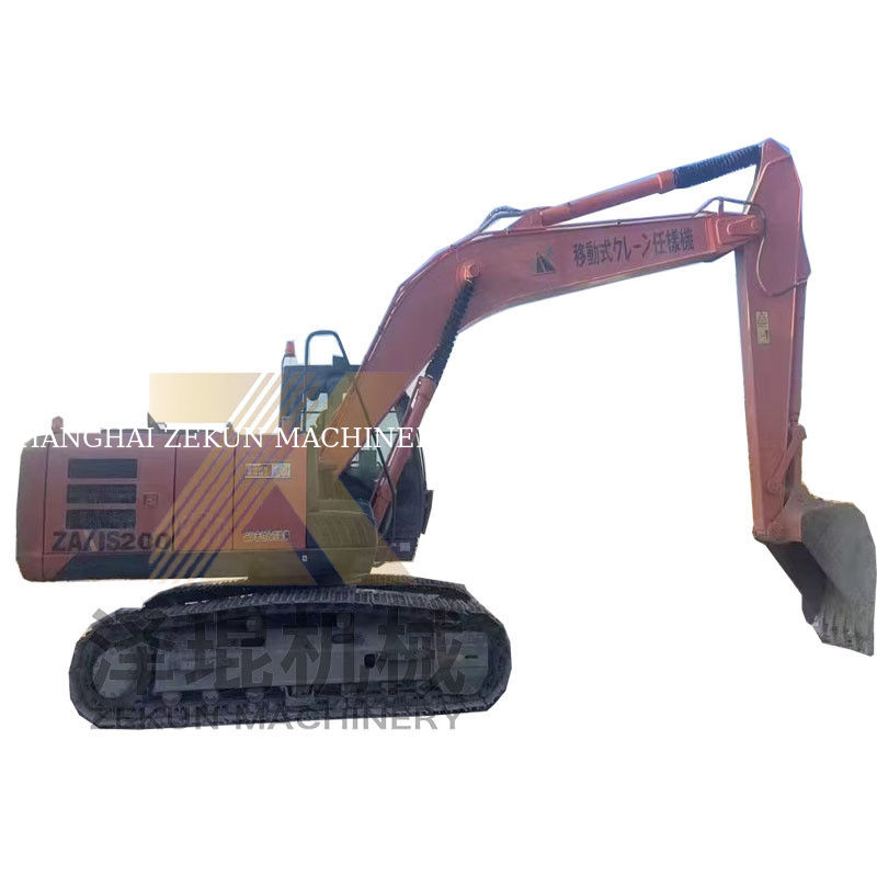 Hitachi ZX200-5G Excavator bekas dari Jepang dengan 20 Ton Berat Operasi dan Silinder