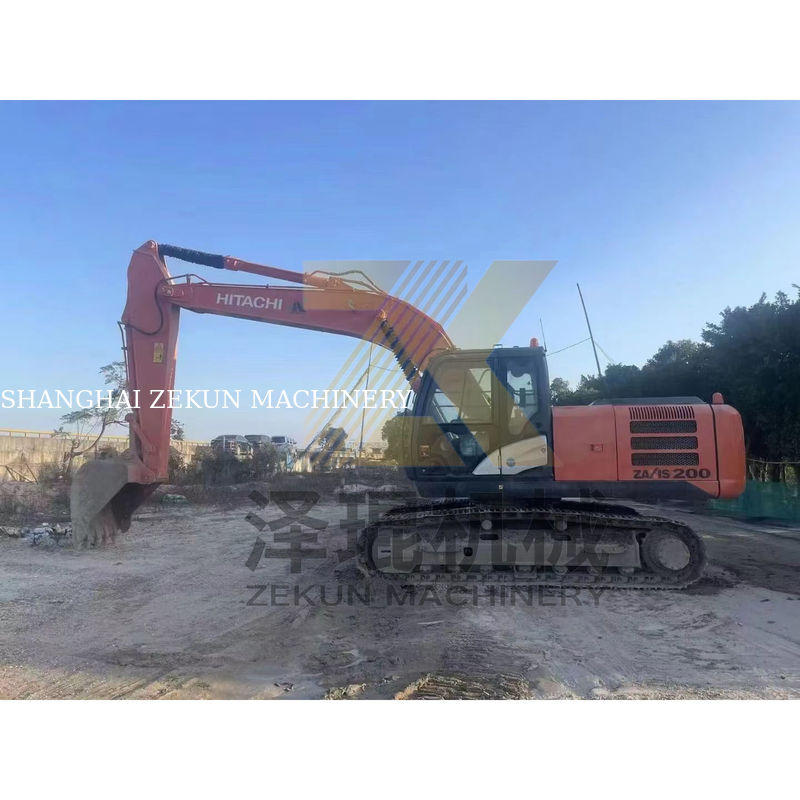 Hitachi ZX200-5G Excavator bekas dari Jepang dengan 20 Ton Berat Operasi dan Silinder