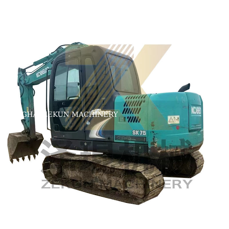 0.4m3 Kapasitas ember 2017 Digunakan Kobelco 907 E307D Sk75 Sk75-11 Penggali di Shanghai