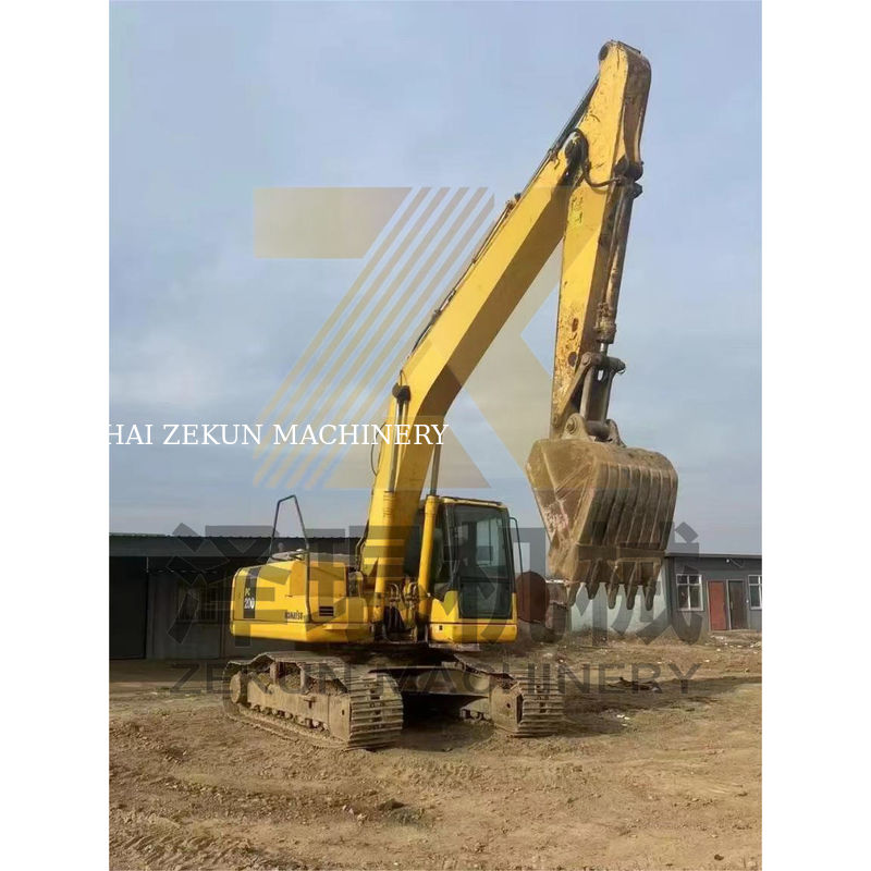 0.8m3 Kapasitas ember Digunakan Komatsu PC200-7 Excavator dengan Silinder Hidraulik Lainnya
