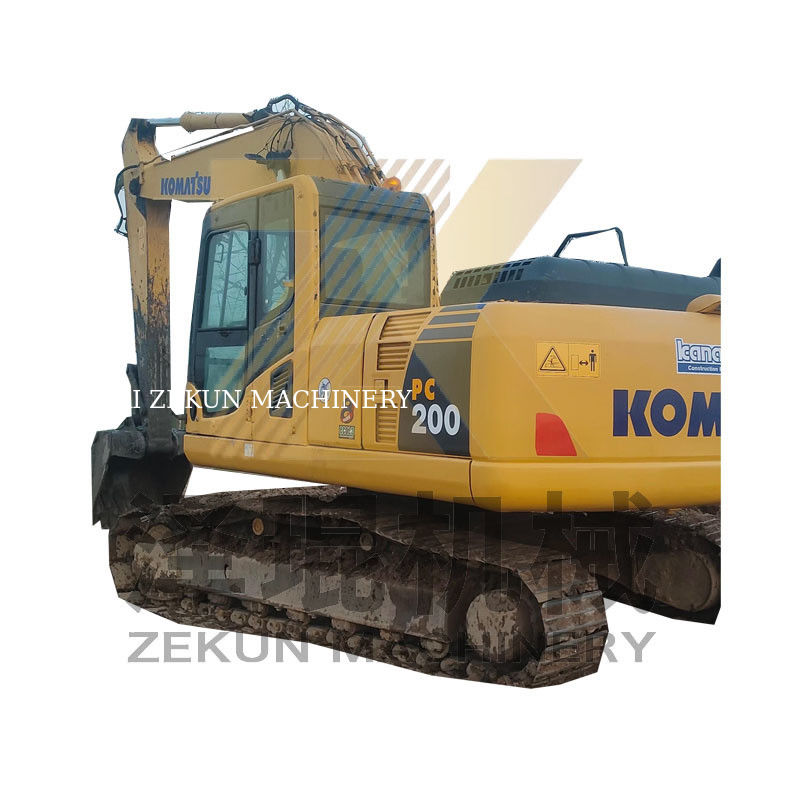 Komatsu PC200-7 PC200-8N1 Crawler Excavator Digger dengan Mesin 110KW di Shanghai