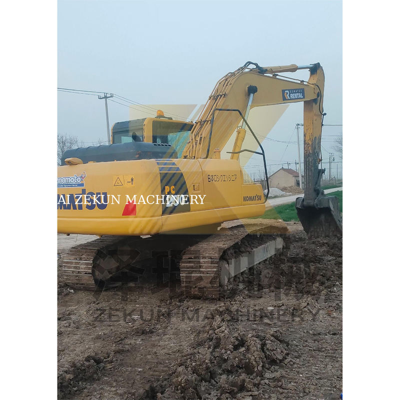 Komatsu PC200-7 PC200-8N1 Crawler Excavator Digger dengan Mesin 110KW di Shanghai