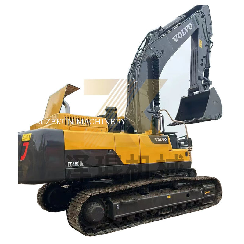 48000 KG Digunakan Volvo EC380D EC480D EC480DL Excavator dengan 265 KW Daya di Shanghai