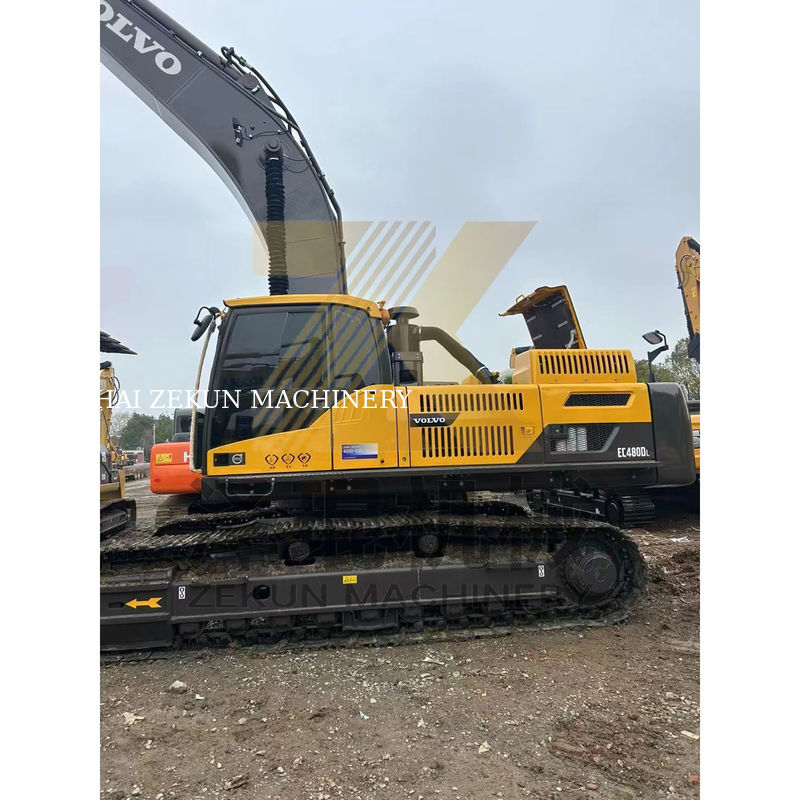 48000 KG Digunakan Volvo EC380D EC480D EC480DL Excavator dengan 265 KW Daya di Shanghai