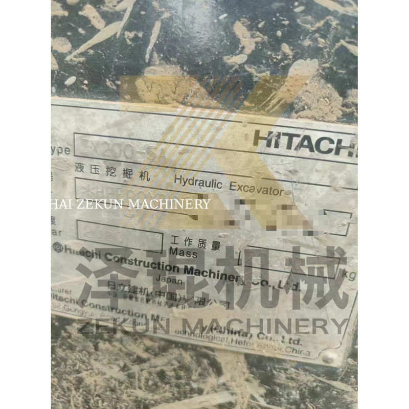 4475 Jam Kerja Digunakan Hitachi ZX200 ZX200-3 ZX200-6 Crawler Excavator untuk Konstruksi