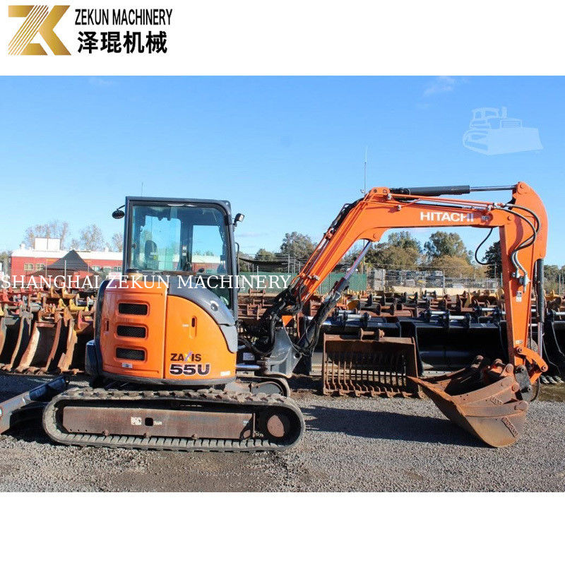 Mesin Penggali Hitachi ZX55-5A dengan Kapasitas Ember 0,19m3