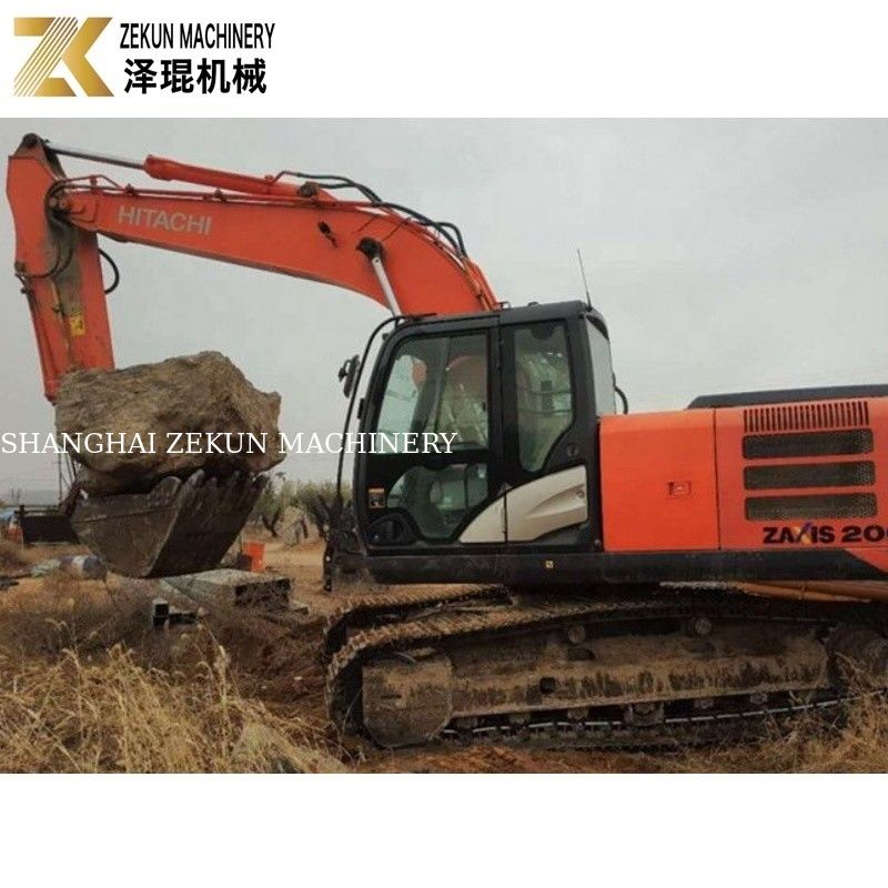 20 Ton Excavator Hitachi Zaxis 200 Digunakan untuk Proyek Penggalian Mesin Berat 19800 KG