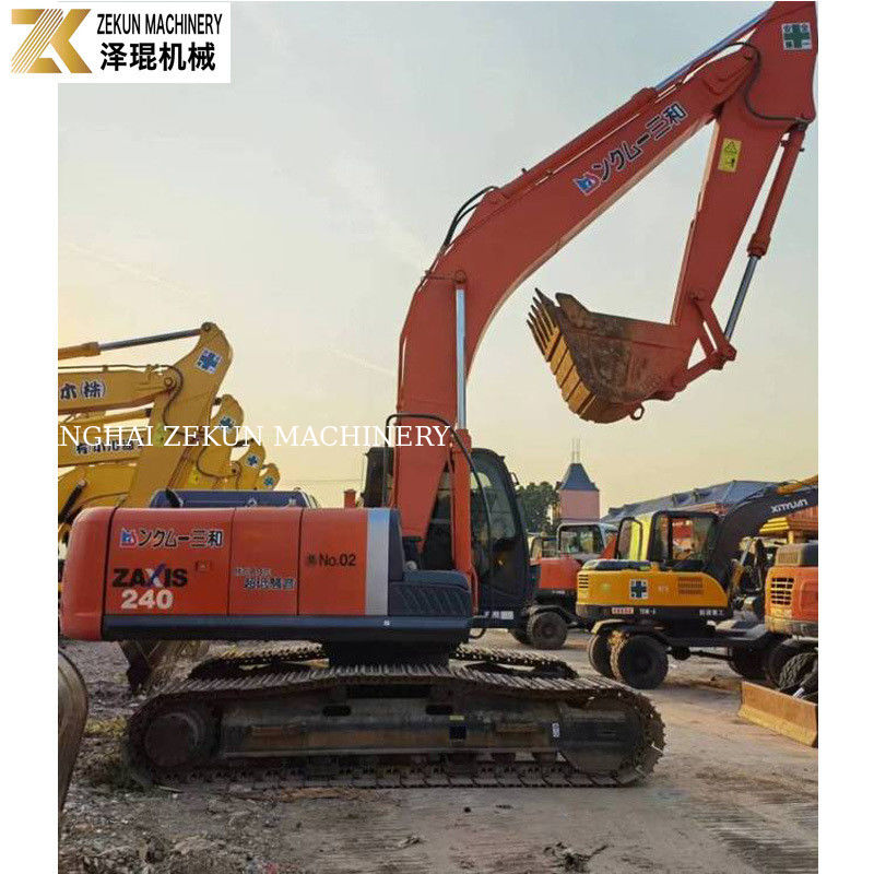 Digunakan Hitachi ZX240 Excavator 24 Ton Jepang Asli 2011 Tahun 2001-4000 Jam Kerja