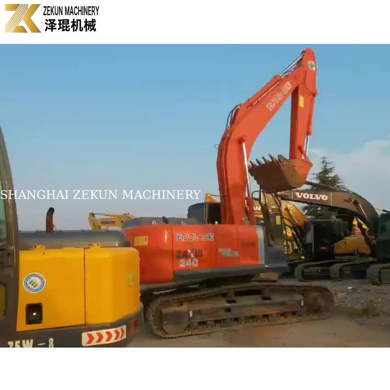 Digunakan Hitachi ZX240 Excavator 24 Ton Jepang Asli 2011 Tahun 2001-4000 Jam Kerja