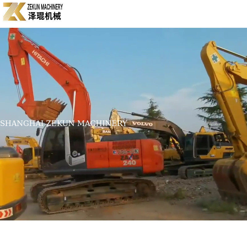Digunakan Hitachi ZX240 Excavator 24 Ton Jepang Asli 2011 Tahun 2001-4000 Jam Kerja