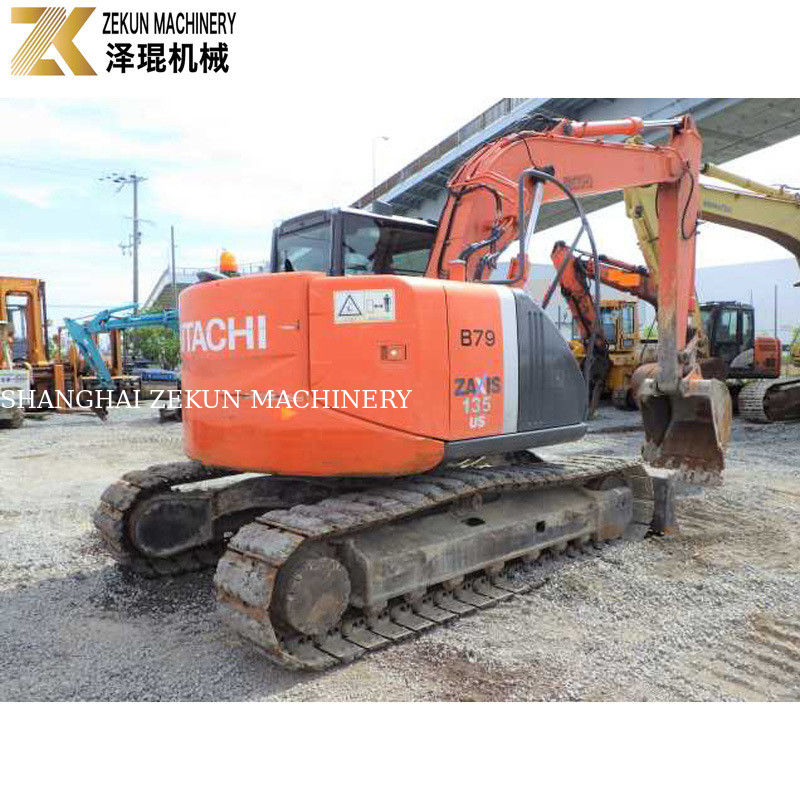 Original Jepang Hitachi ZX135US Excavator dengan Original Hydraulic Pump dan Crawler