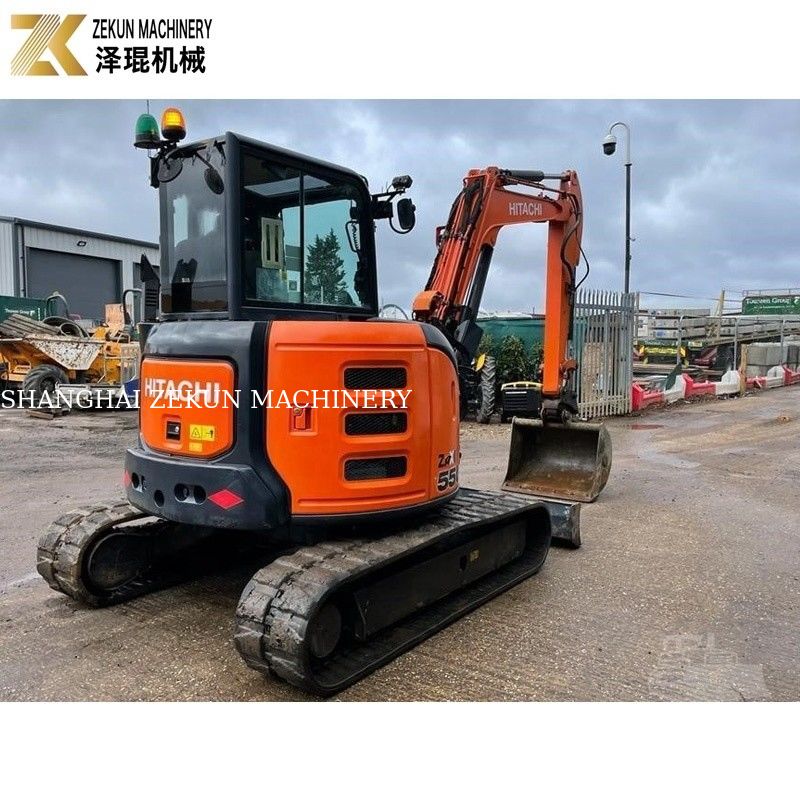 Digunakan Hitachi ZX55U Mini Excavator Jepang Asli