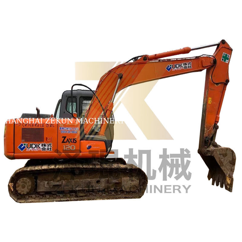 4001-6000 Jam Kerja Hitachi ZX120-6 bekas Mini Excavator dengan mesin ISUZU