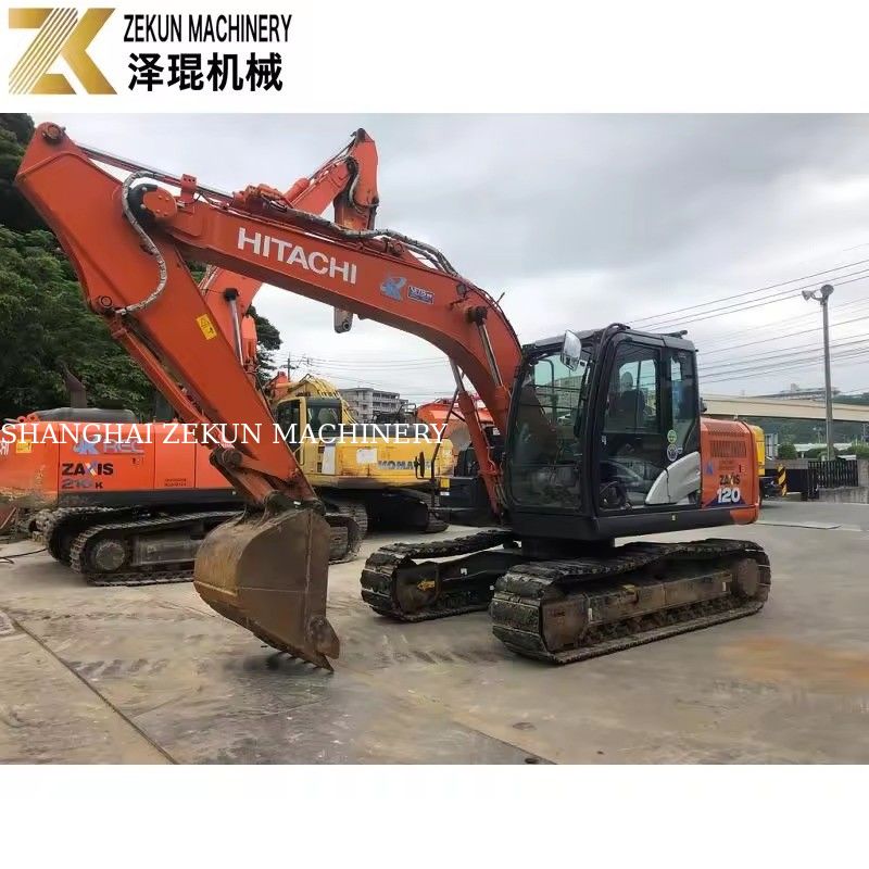 Hitachi ZX120-6 Excavator dengan Pompa Hidraulik Asli dan Berat Operasi 12 ton