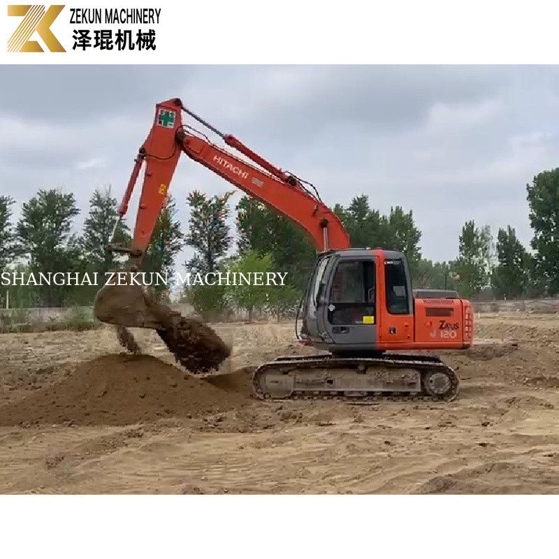 2012 Hitachi 120-2 Excavator Original Parts dan Rubber Track untuk Penggalian