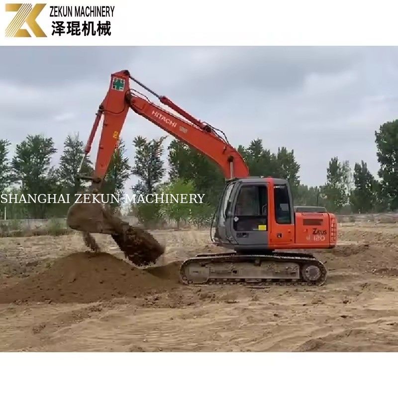 2012 Hitachi 120-2 Excavator Original Parts dan Rubber Track untuk Penggalian