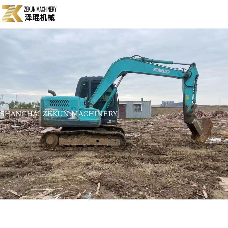 2017 Bekas Kobelco SK75-8 7.5 Ton Excavator Jepang Desain Asli
