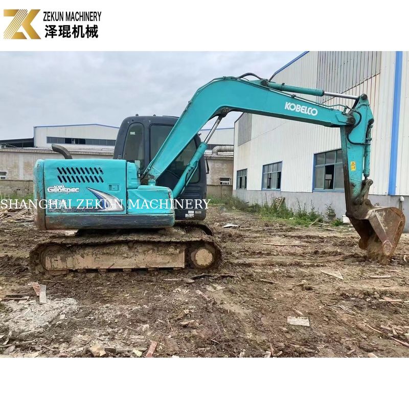 2017 Bekas Kobelco SK75-8 7.5 Ton Excavator Jepang Desain Asli