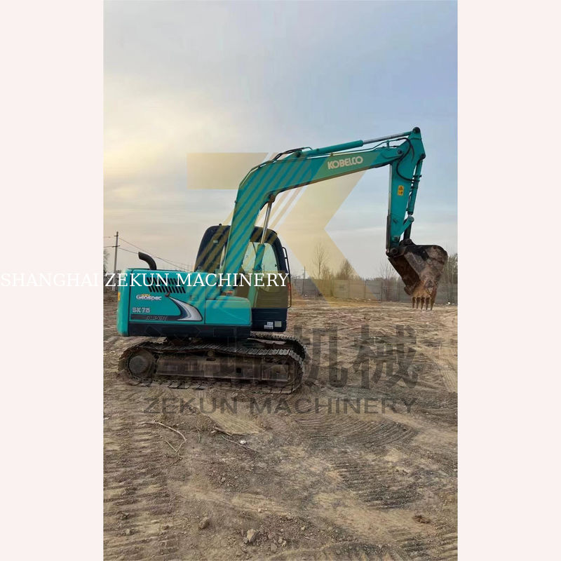 Digunakan Kobelco SK75-8 Excavator dalam kondisi sangat baik untuk dijual di Shanghai