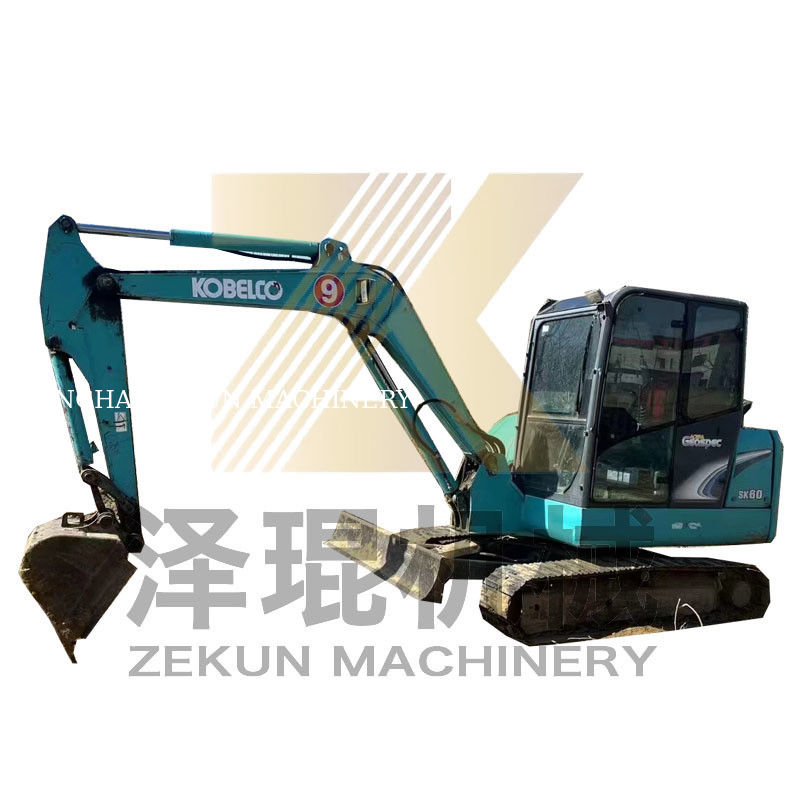 Kondisi baik digunakan Kobelco SK60-3/5/8/10 Mini Excavator 6 Ton dengan 35.5KW Daya