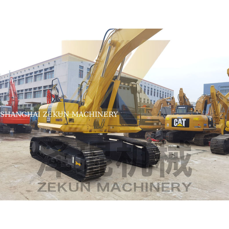 Digunakan 22 Ton Komatsu 220 PC220 Excavator dengan 1M3 Ember Kapasitas dan 1050 Jam Kerja