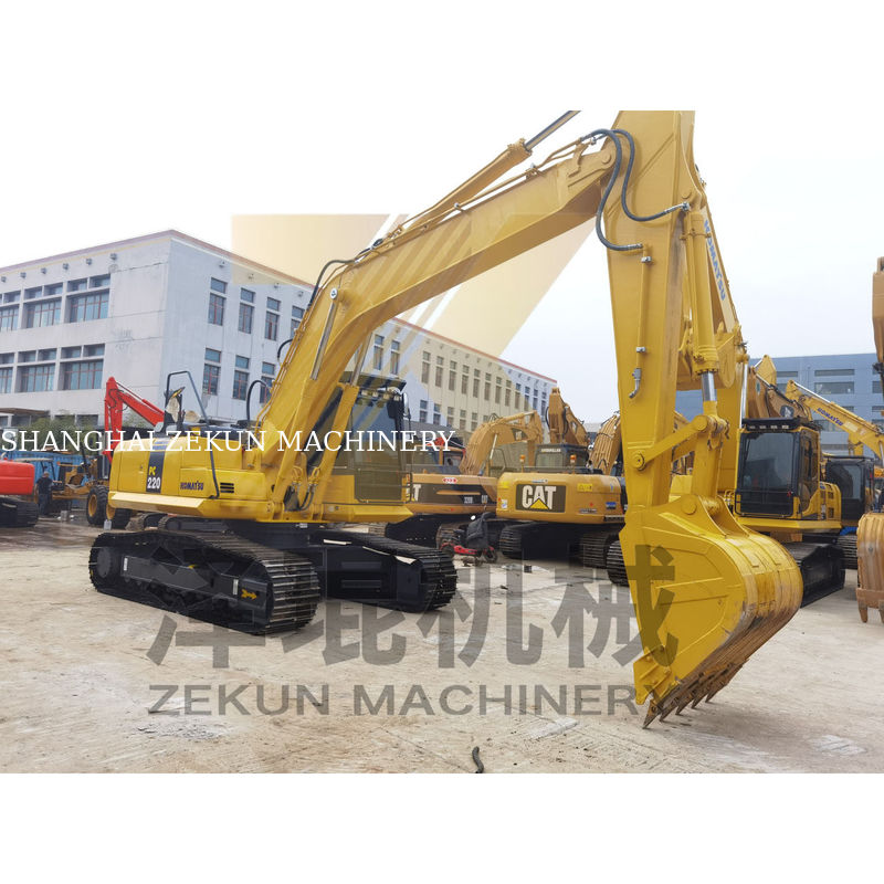 Digunakan 22 Ton Komatsu 220 PC220 Excavator dengan 1M3 Ember Kapasitas dan 1050 Jam Kerja