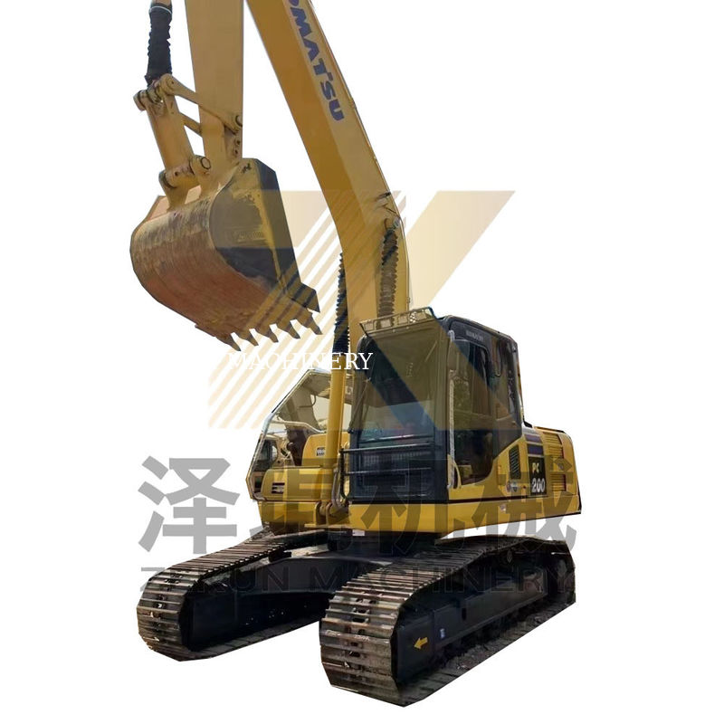 Komatsu PC200-8 PC200 Digunakan Mesin Penggali Bumi Pindah dengan Kapasitas Ember 0,8m3