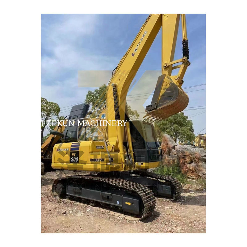 Komatsu PC200-8 PC200 Digunakan Mesin Penggali Bumi Pindah dengan Kapasitas Ember 0,8m3